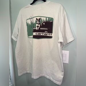 Carhartt Men’s Pocket T-Shirt in Off-White